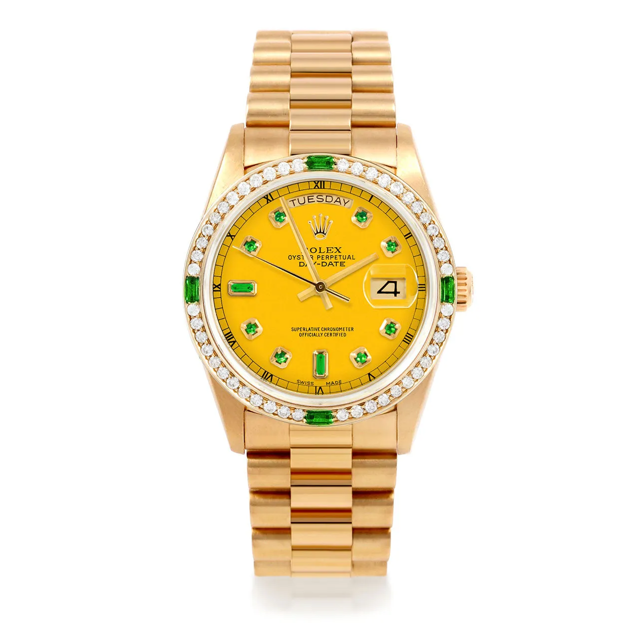 Rolex Day-Date 36mm | 18038-YLW-EMD-AM-4EMD-PRS