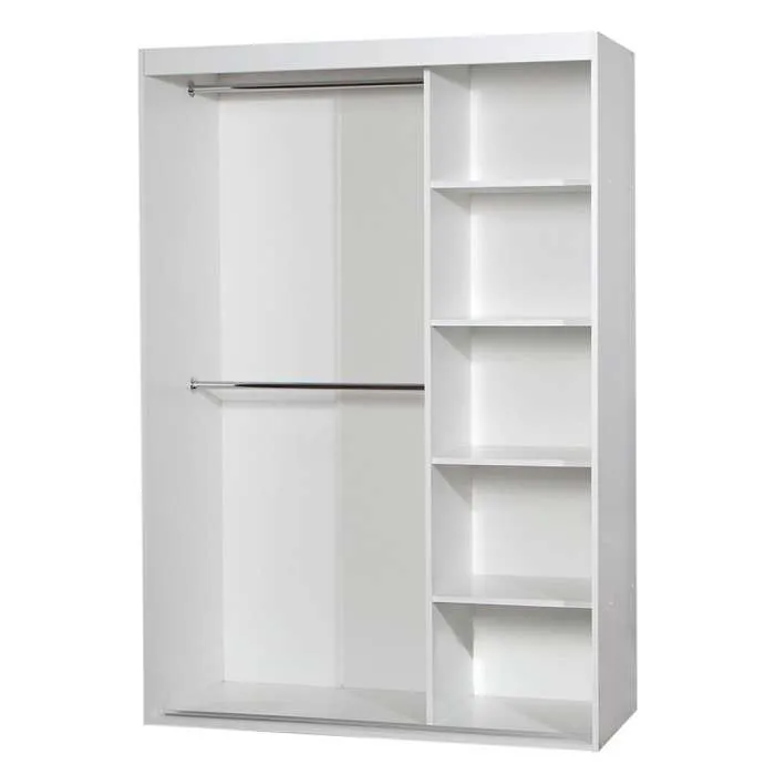 Ruby 120cm Sliding Door Wardrobe White