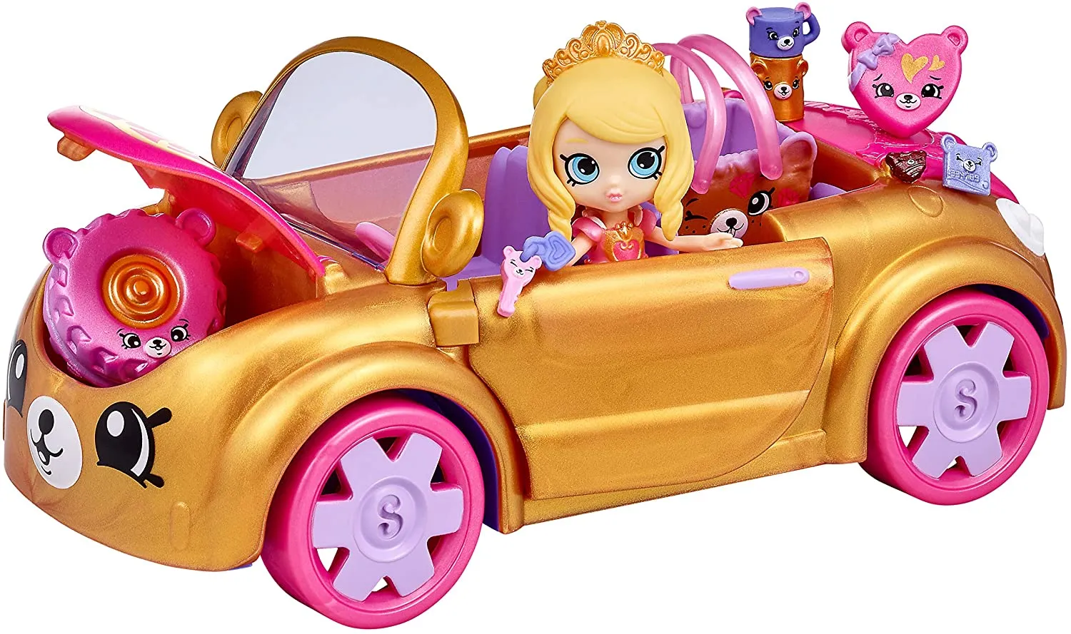 Shopkins Happy Places Royal Convertible Vehicle Playset Car Toy