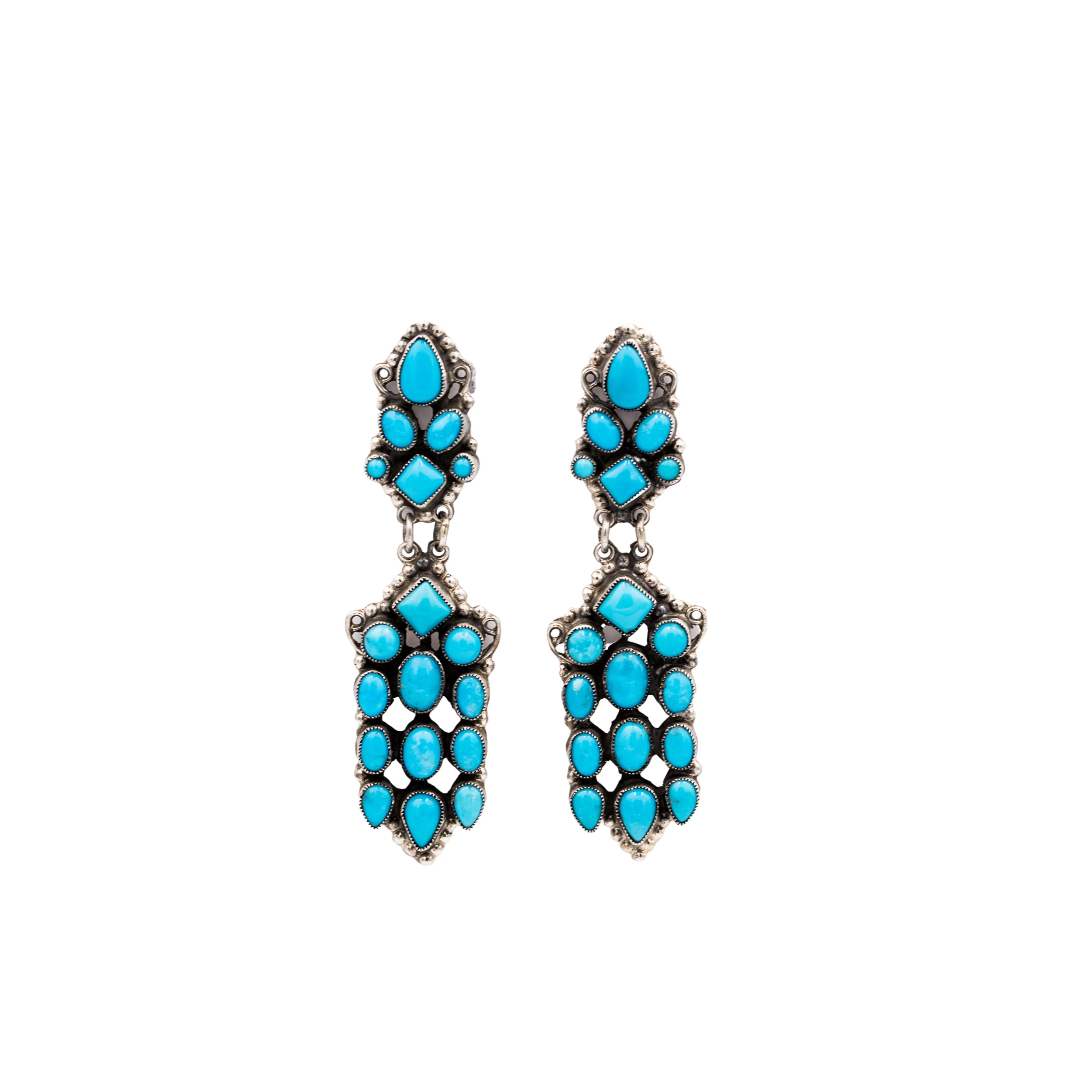 Sleeping Beauty Turquoise Earrings