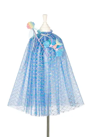 Souza Marlya mermaid cape   tiara   Toverstaf set, 3-4Y