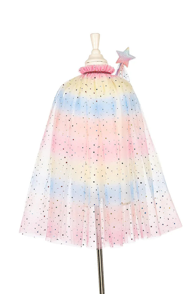 Souza Unicorn cape   tiara   Toverstaf set, 3-4Y