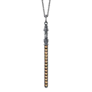 Star Wars X RockLove Rey Crystal Lightsaber Necklace