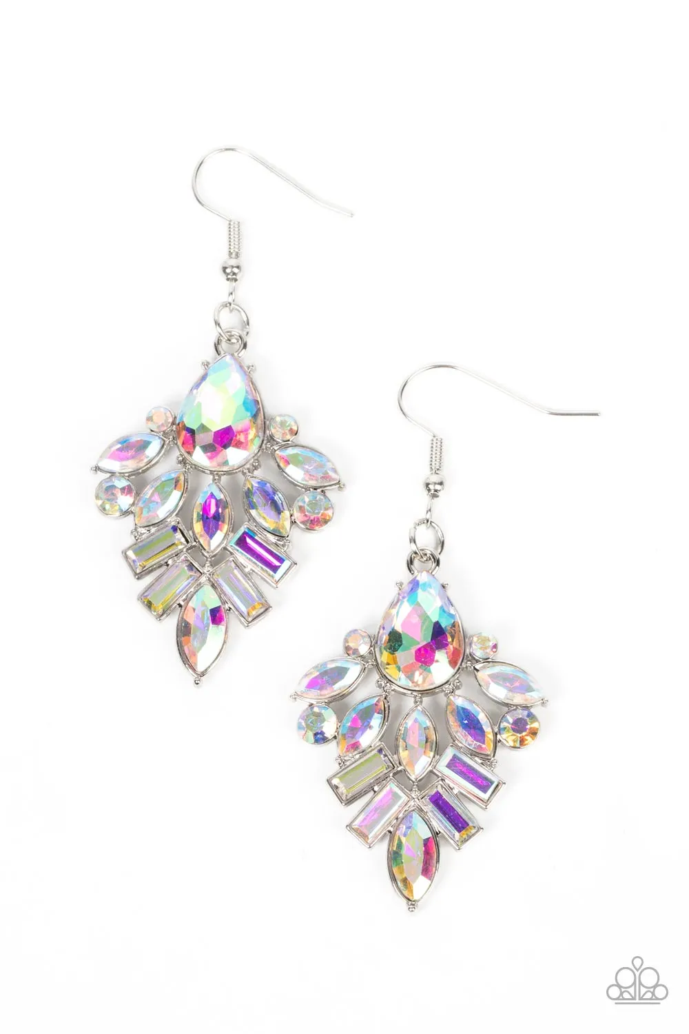 Stellar-escent Elegance - Multi Earrings - Paparazzi Accessories