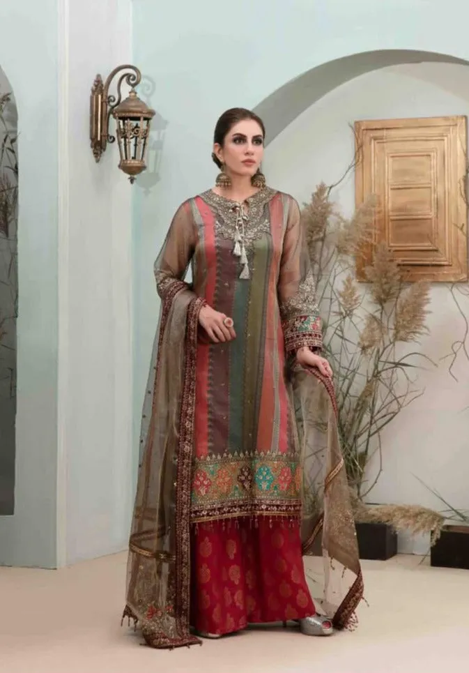 Tawakkal Tiara Embroidered Chiffon Collection – D-5978