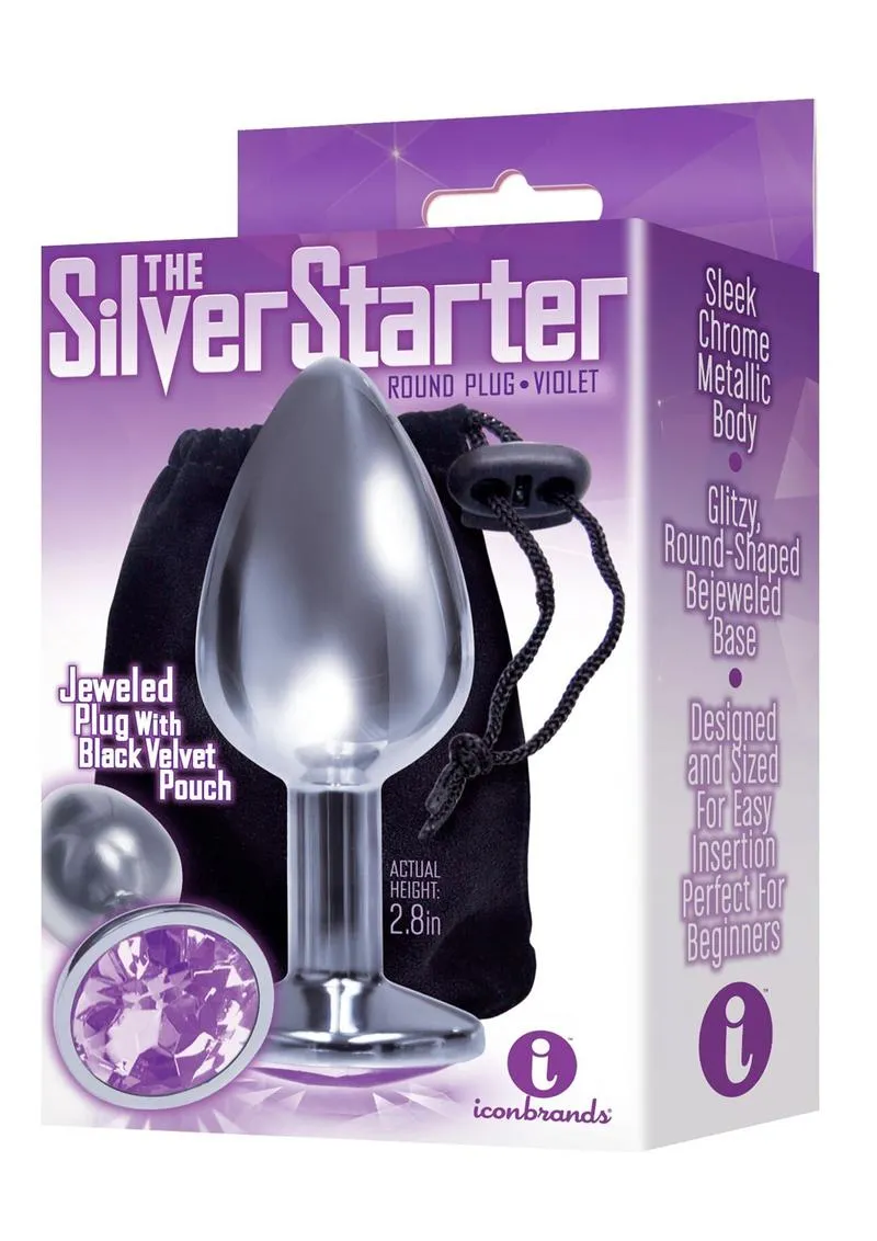 The 9's - The Silver Starter Bejeweled Stainless Steel Plug