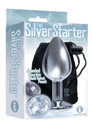 The 9's - The Silver Starter Bejeweled Stainless Steel Plug