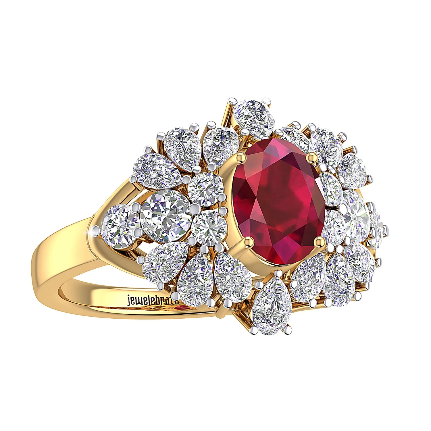 THE RUBY FLURRY RING