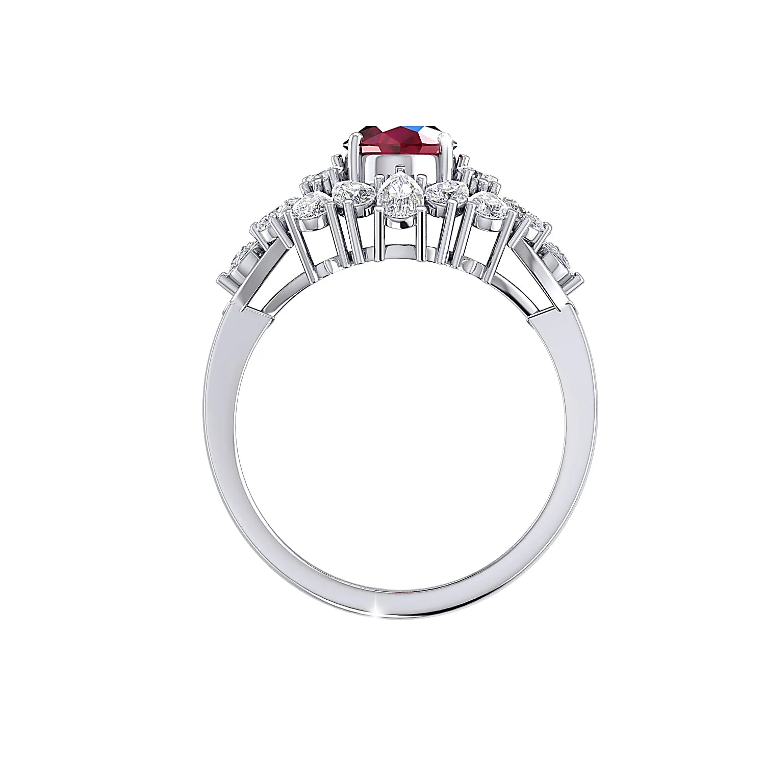 THE RUBY FLURRY RING