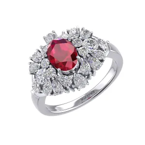 THE RUBY FLURRY RING