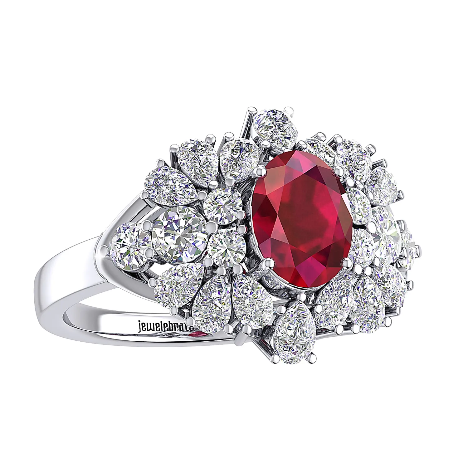 THE RUBY FLURRY RING