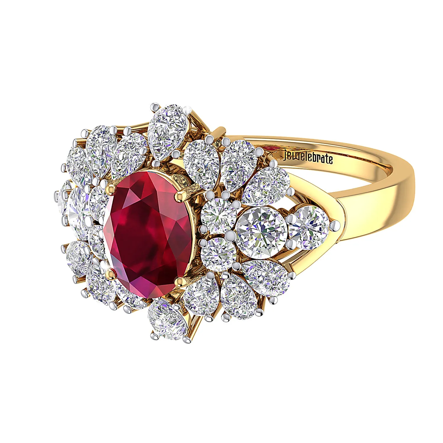 THE RUBY FLURRY RING