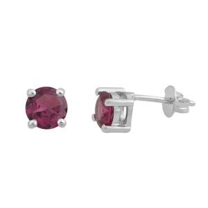 Tourmaline Round Studs Earrings