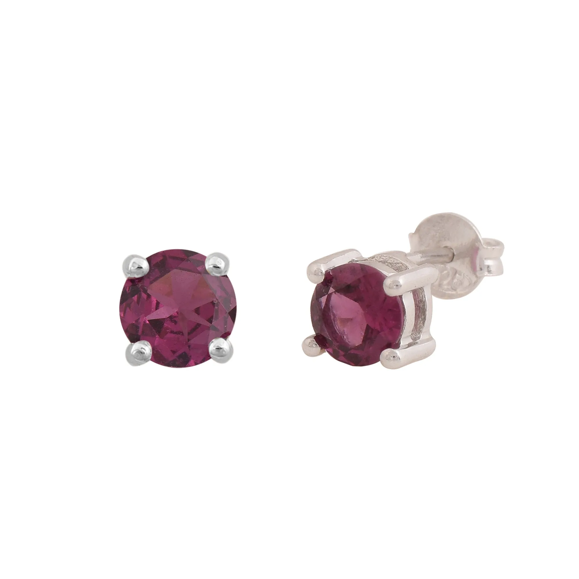 Tourmaline Round Studs Earrings