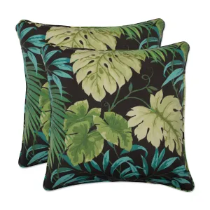 Tropique Peridot 18.5-inch Throw Pillow (Set of 2)