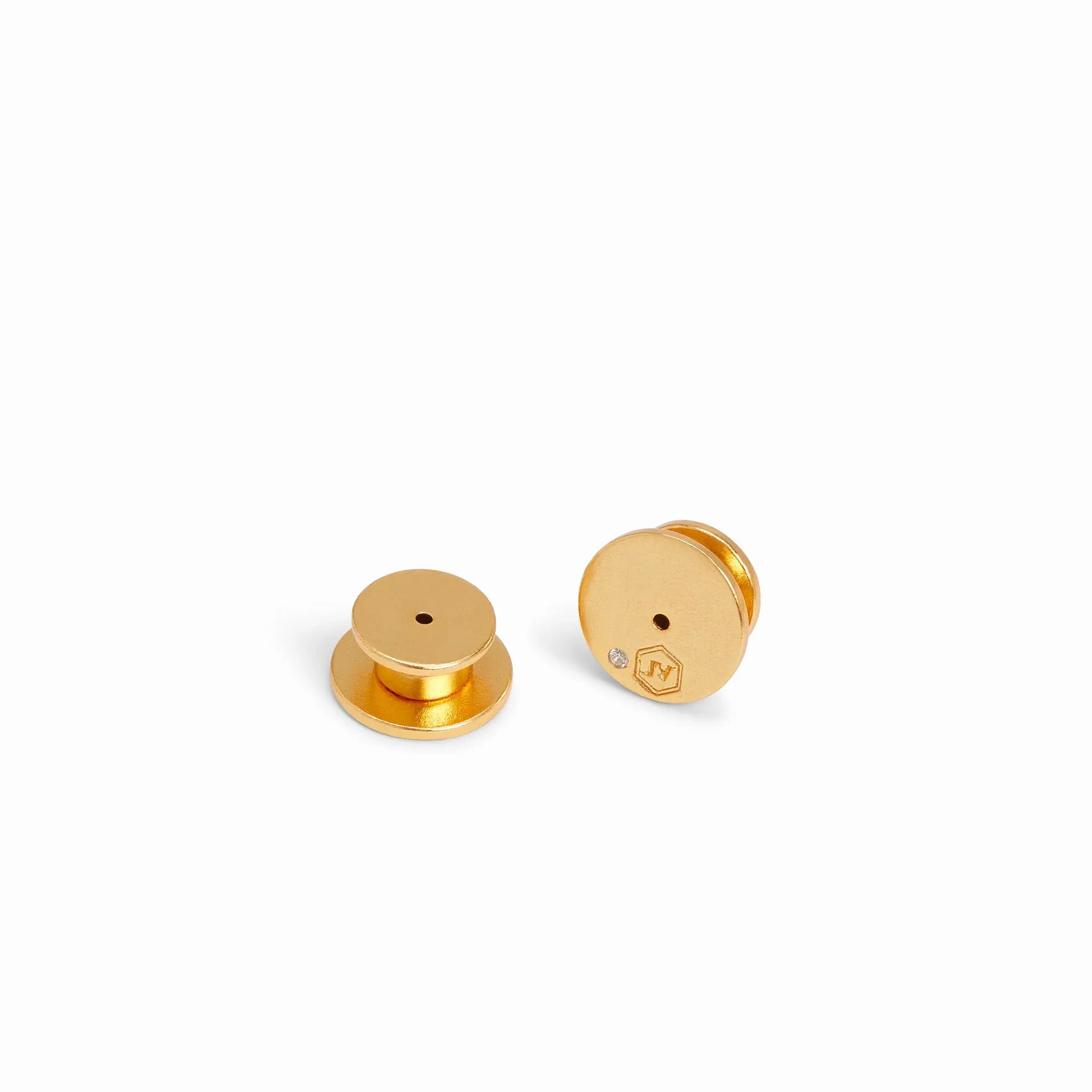 TUDOR STUD EARRING-IRIDESCENT CHAMPAGNE